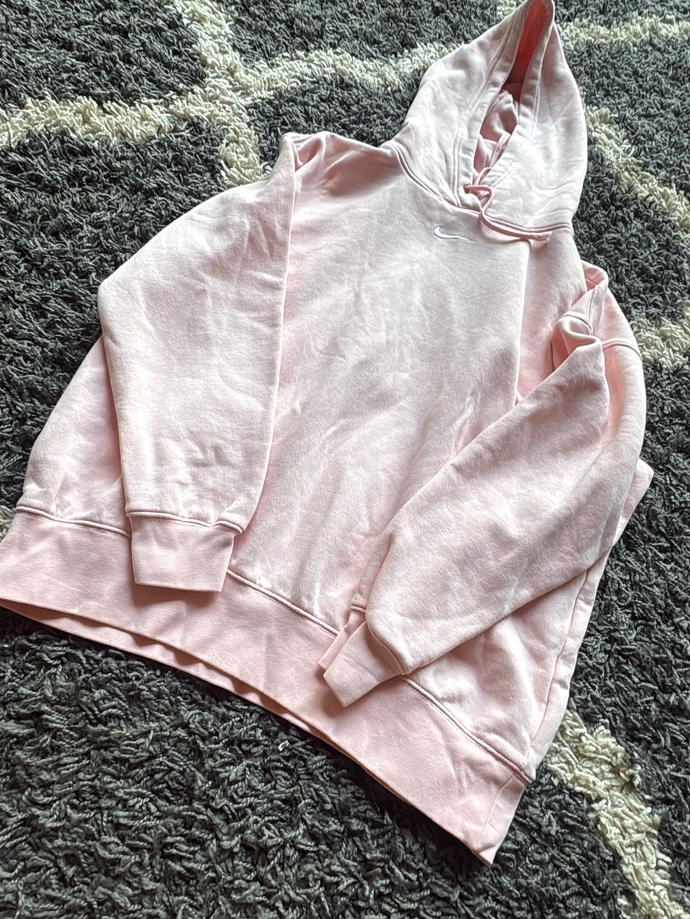 Women's Pink Nike Hooded Sweatshirt